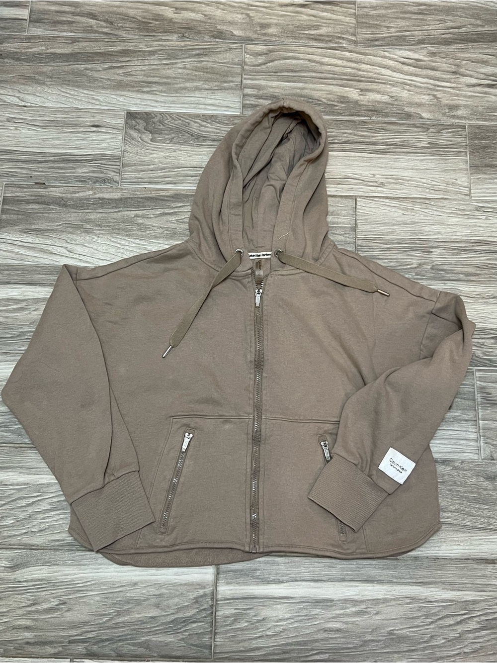 Calvin Klein Performance Stone Zip Hoodie